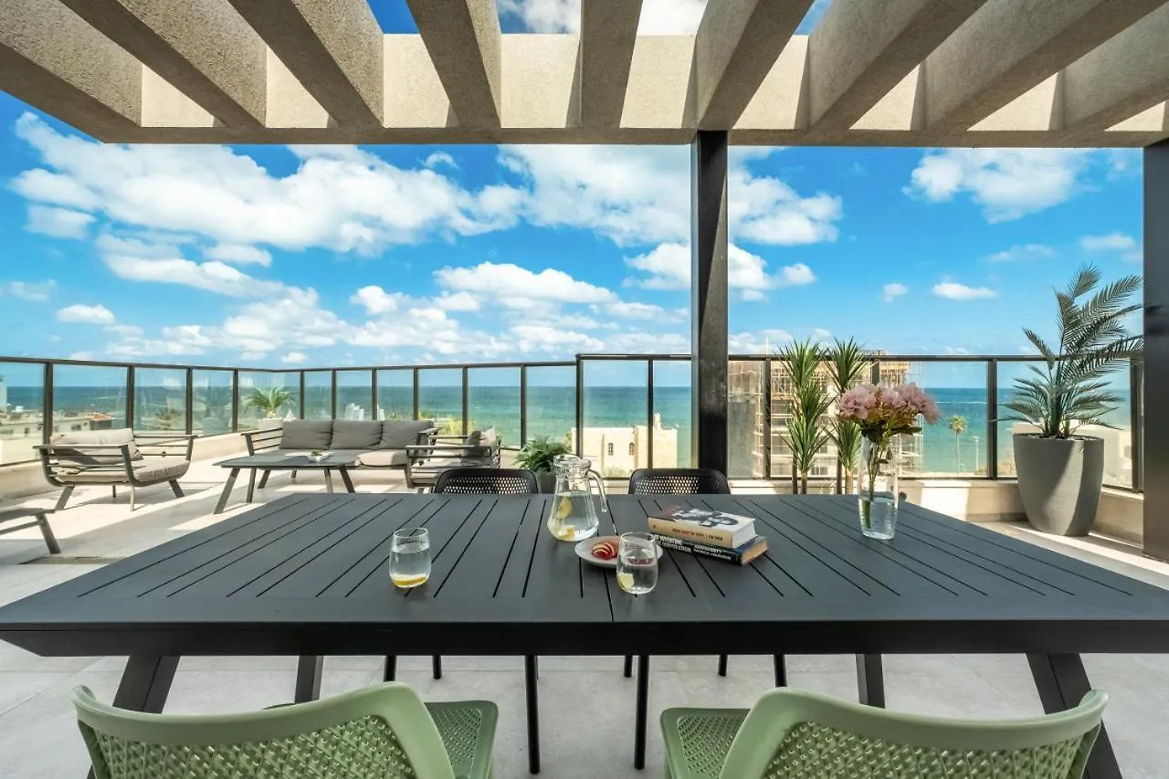 דירות חיפה Pool & Jacuzzi Seaview Penthouse By Sea N' Rent